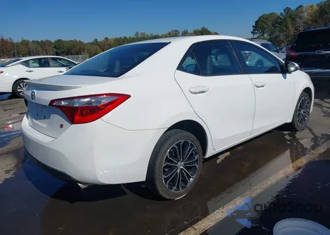 2014 Toyota Corolla S Plus from USA, damaged, VIN 5YFBURHE5EP111917